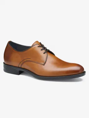 J & M Collection Flynch Plain Toe in Tan Italian Calfskin