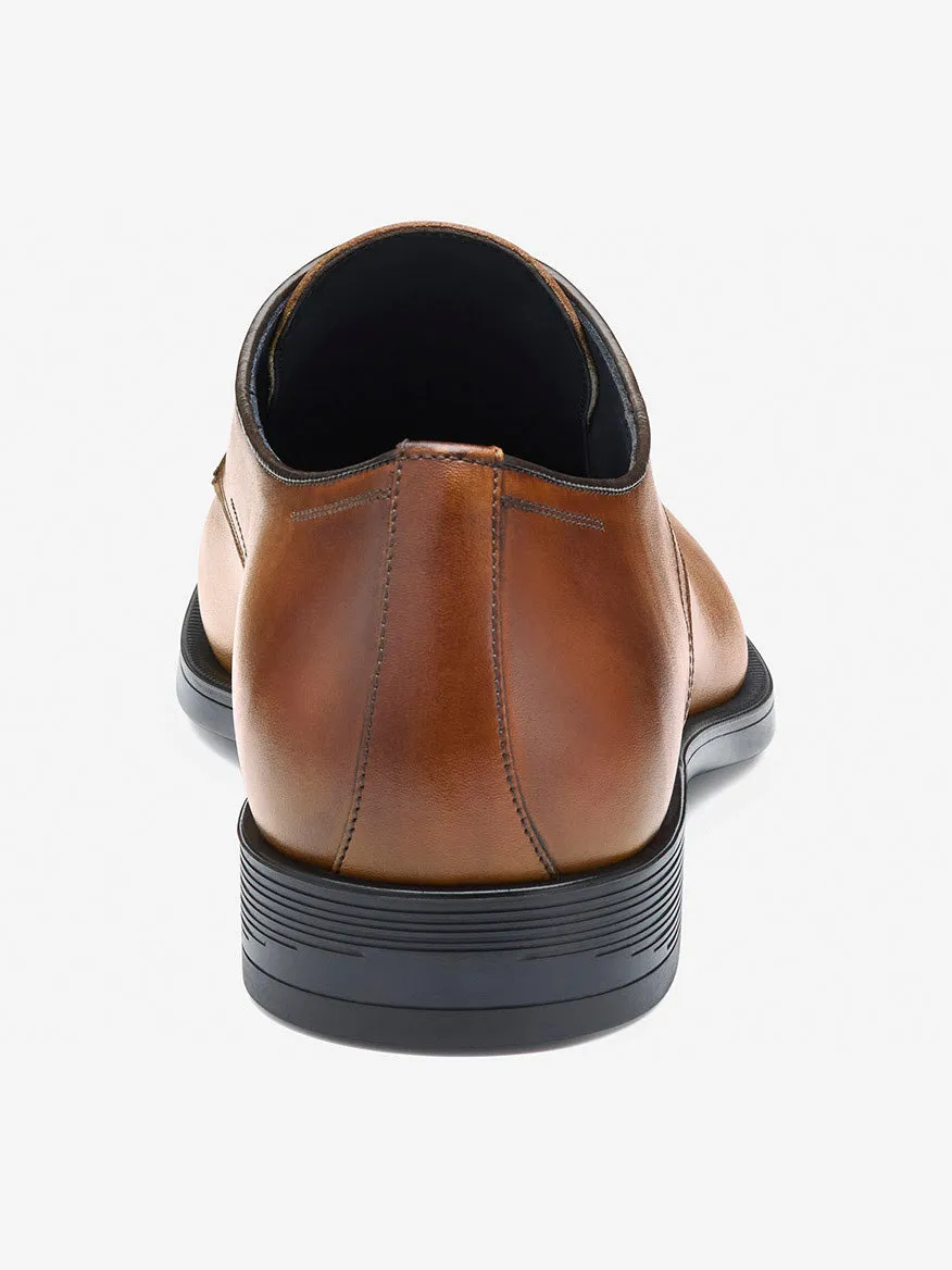 J & M Collection Flynch Plain Toe in Tan Italian Calfskin