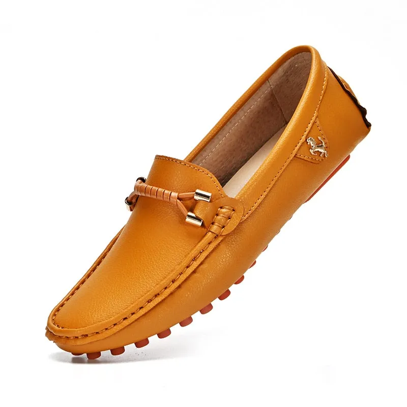 Jaxon Men's Casual Handmade Leather Driving Shoes Loafers