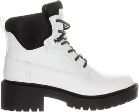KENDALL   KYLIE Women's Weston Combat Boot White Size 9
