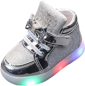 Kids Light Up Shoes for Boys Girls Flashing Trainers High Top Sneakers for Toddler Girls Shoes for Toddler Boys