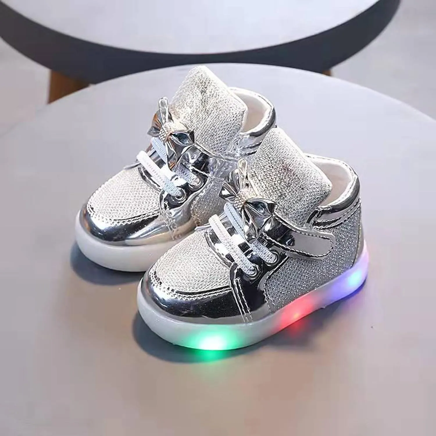 Kids Light Up Shoes for Boys Girls Flashing Trainers High Top Sneakers for Toddler Girls Shoes for Toddler Boys