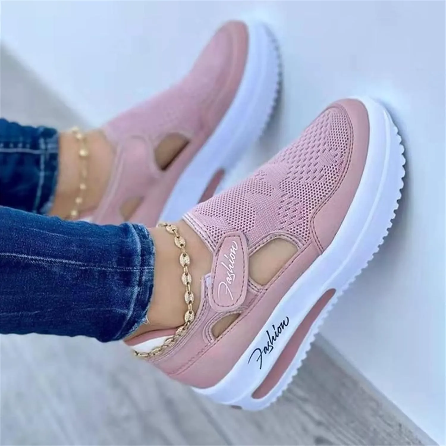 Lausiuoe Women's Fashion Sneakers Slip On Canvas Shoes Low Top Non Slip Casual Fall Soft Comfort Walking Flat Loafers
