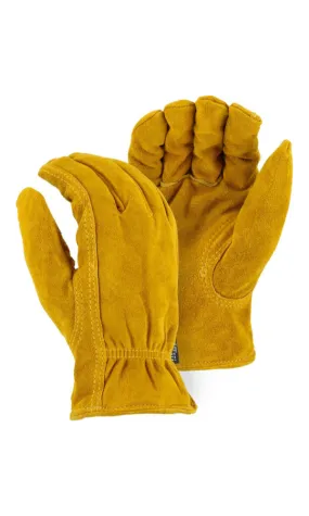 Majestic Gloves 1513T Thinsulate Lined Winter Cowhide Split Leather Driving Gloves (Dozen)