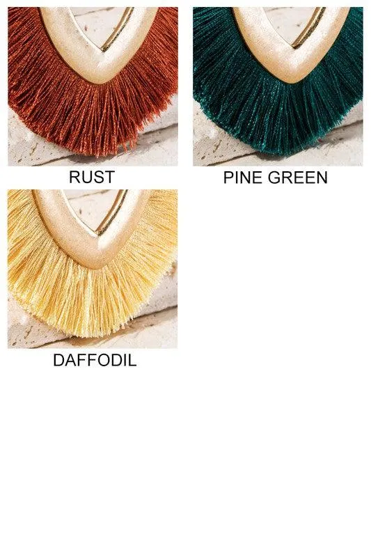 Marquise Tassel Necklace