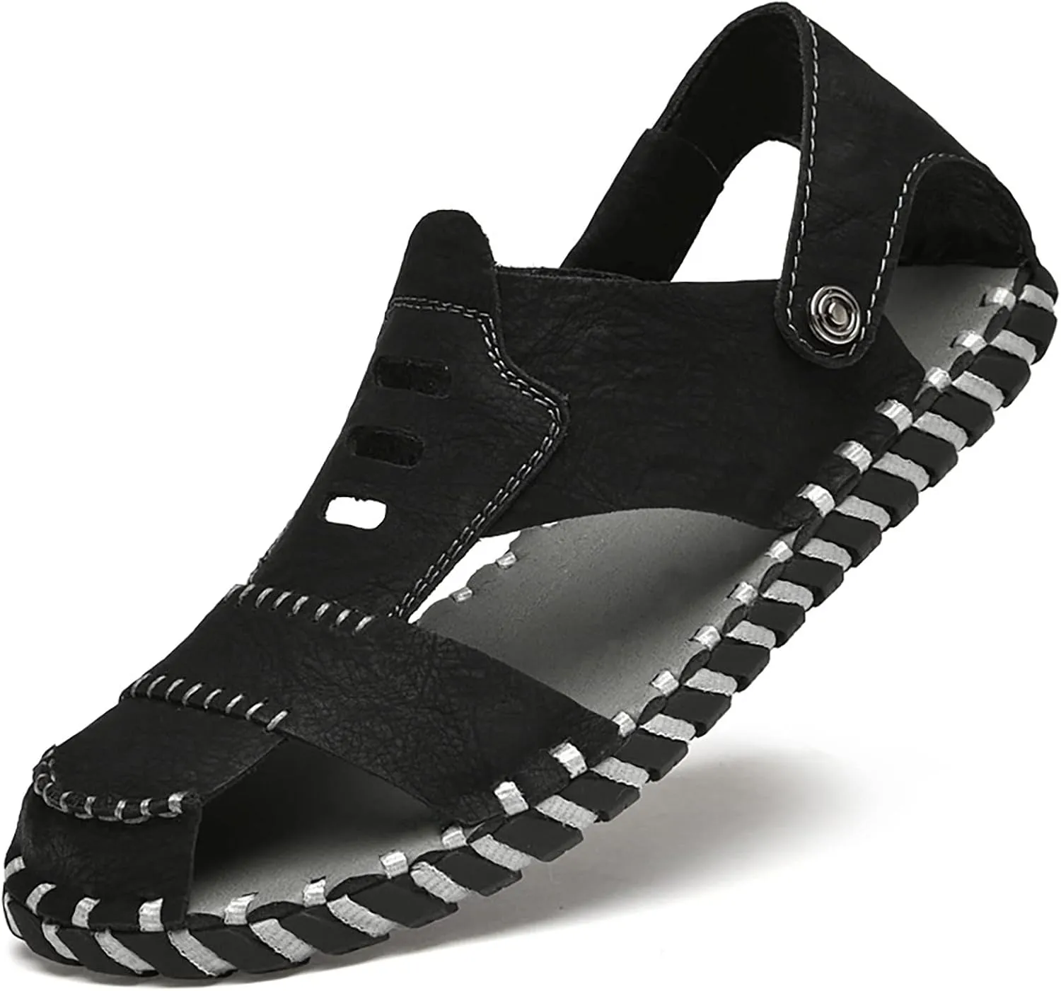 Mens Beach Sandals Sandal for Men Mens Sandals Summer Lightweight Outdoor Breathable Adjustable Straps Sandal