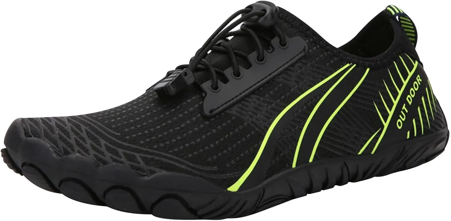 Mens Womens Water Shoes Barefoot Quick Dry Aqua Beach Swim Pool Shoes Lightweight Outdoor Sports Hiking Surf Yoga Exercise Footwear