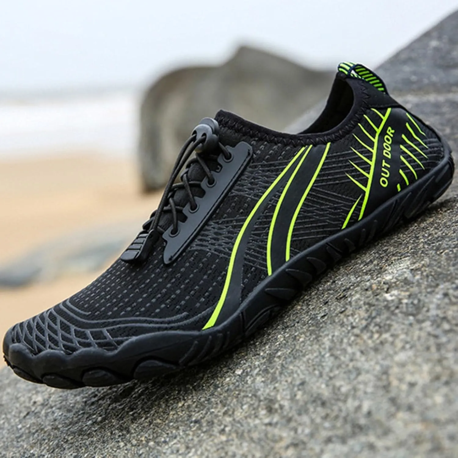 Mens Womens Water Shoes Barefoot Quick Dry Aqua Beach Swim Pool Shoes Lightweight Outdoor Sports Hiking Surf Yoga Exercise Footwear
