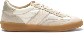 Mi.iM Dixie Rubber Sole Lace-up Stripe Suede Sneakers