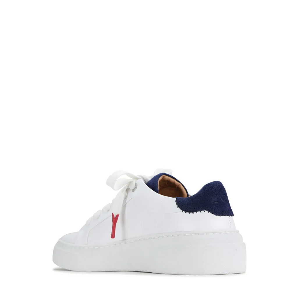 Minted Leather Sneakers