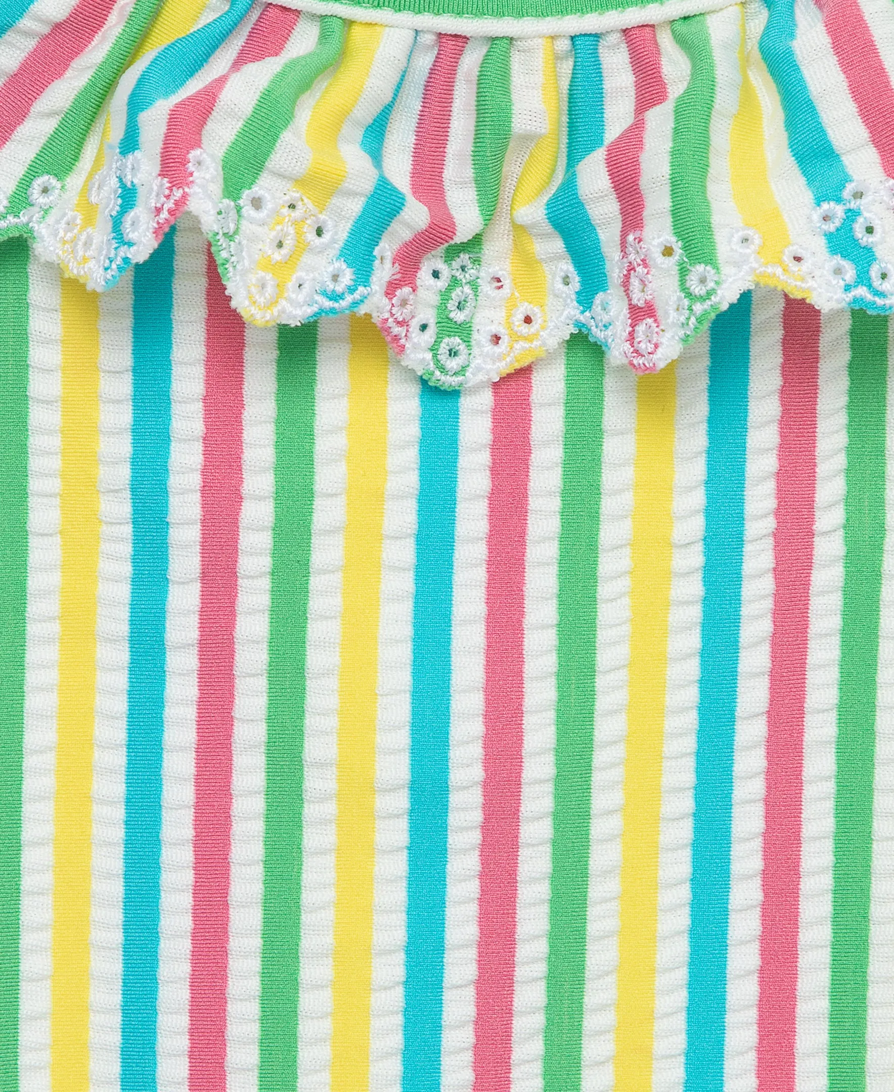 Multi Stripe Toddler Swimsuit (2T-4T)