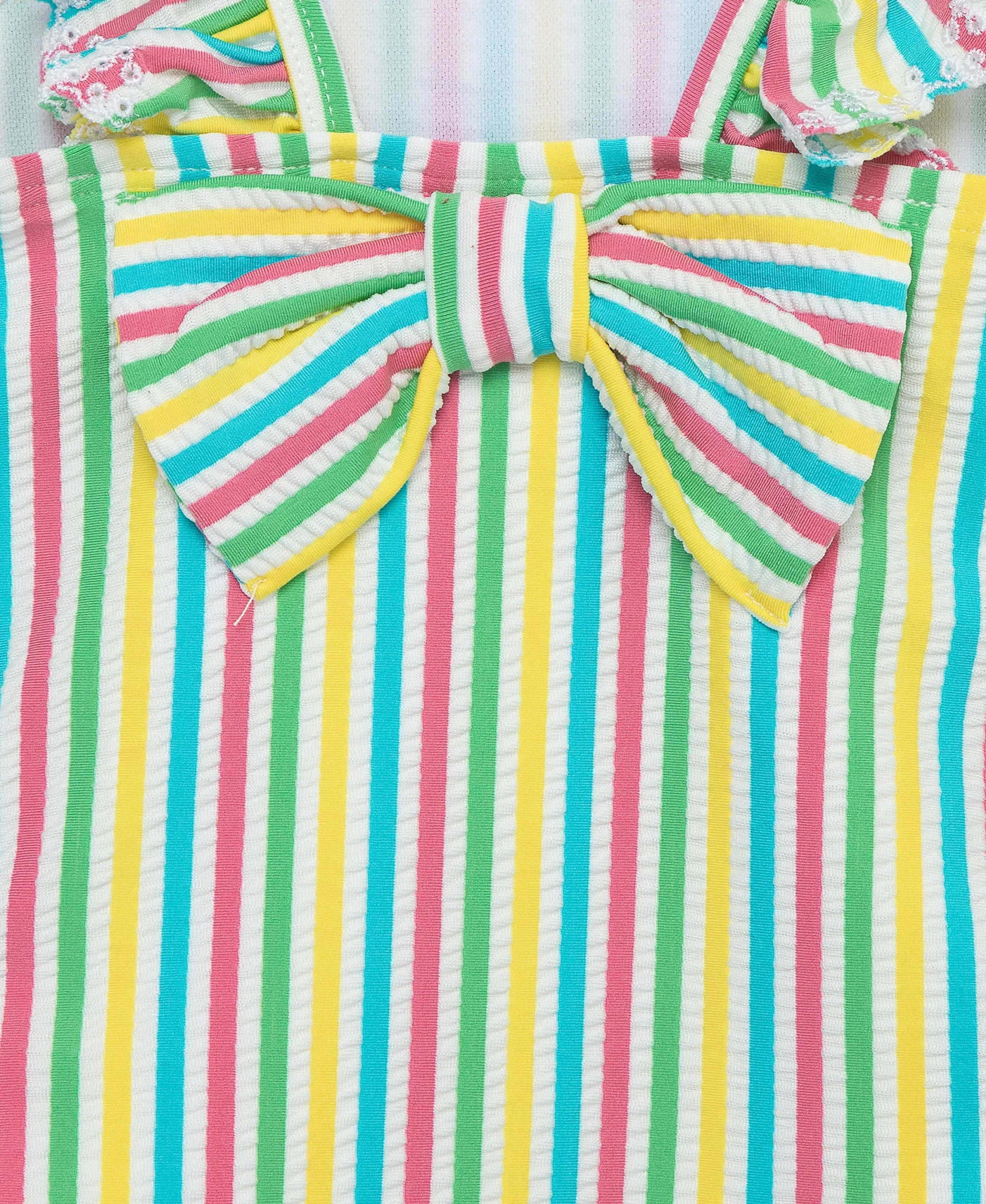 Multi Stripe Toddler Swimsuit (2T-4T)
