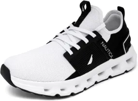 Nautica Mens Running Sneakers Sport Fashion Lace-Up Athletic Soft Shoes for Gym Tennis Men  Cushioned, Breathable, Lightweight & Comfortable