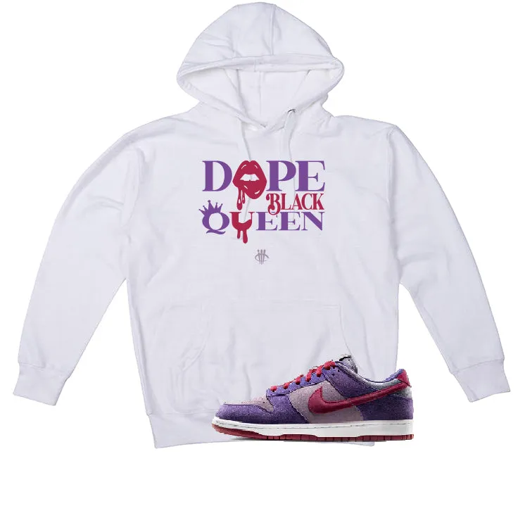 Nike Dunk Low “Plum” | illcurrency White T-Shirt (Dope Black Queen)