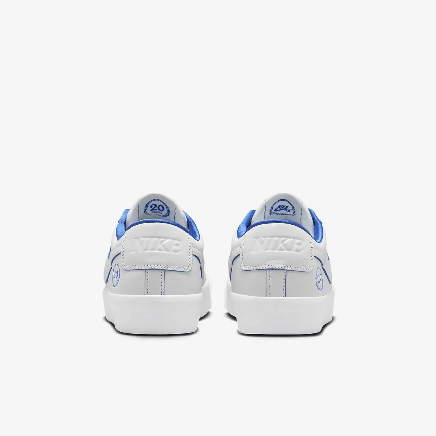 Nike SB Blazer Low Pro GT Premium Men's Skateboarding Shoes (FZ1300-100, Summit White/White)