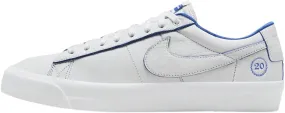 Nike SB Blazer Low Pro GT Premium Men's Skateboarding Shoes (FZ1300-100, Summit White/White)