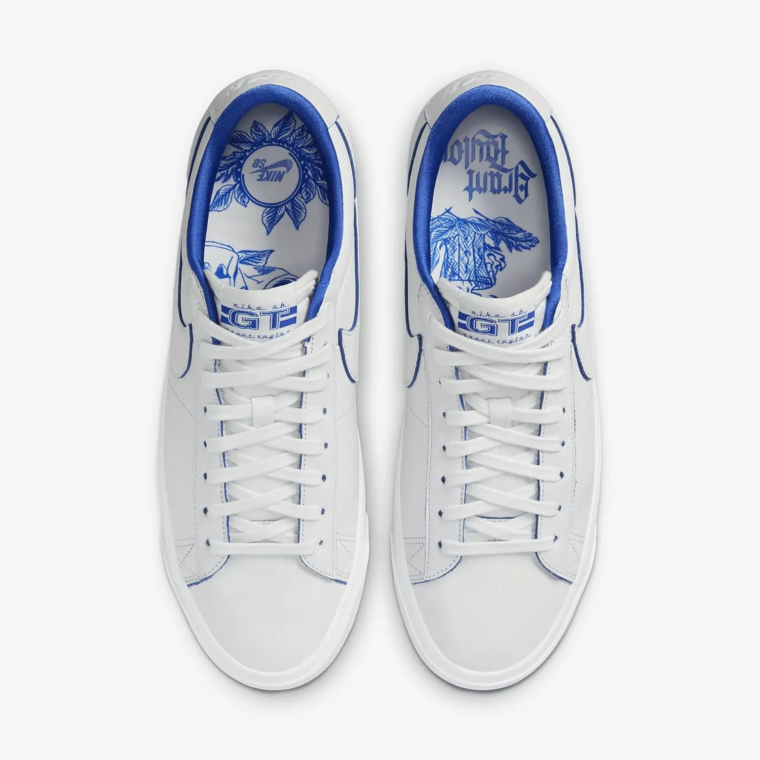 Nike SB Blazer Low Pro GT Premium Men's Skateboarding Shoes (FZ1300-100, Summit White/White)