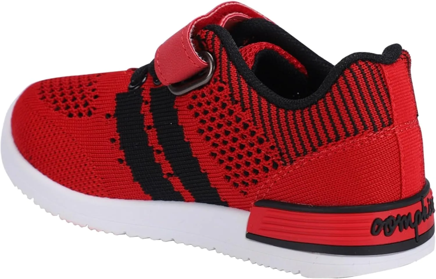 Oomphies Wynn Boys Athletic Sneakers  Breathable Knit Upper, Hook & Loop Closure, Cushioned Insole & Lightweight Design