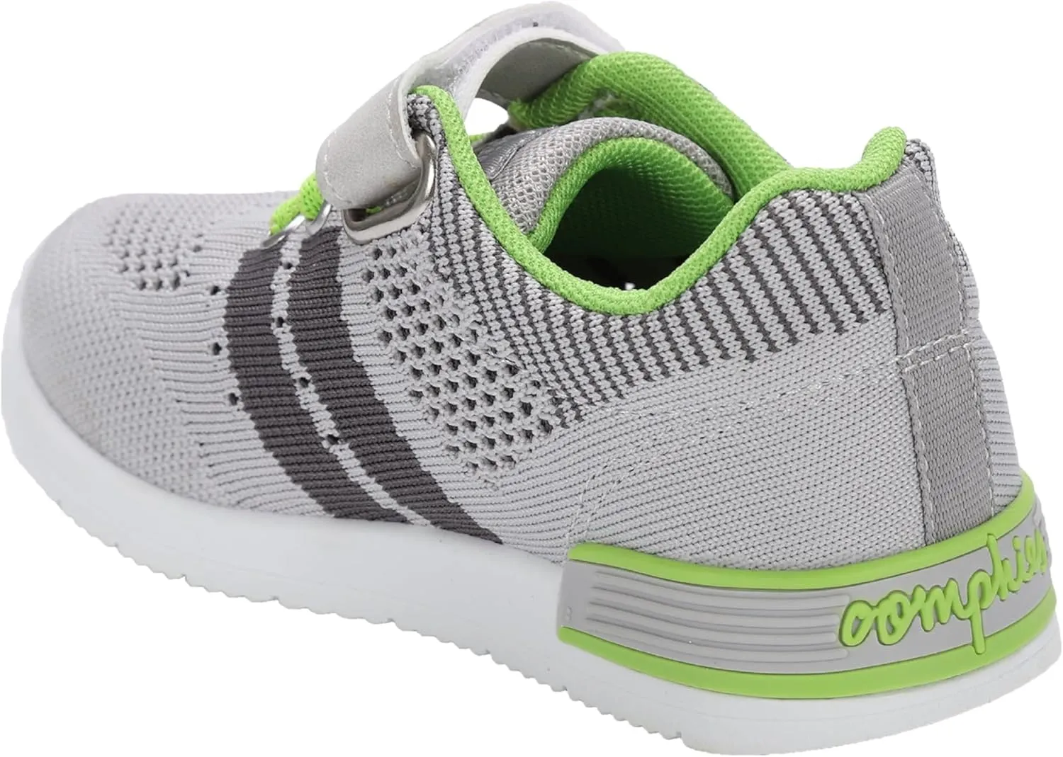 Oomphies Wynn Boys Athletic Sneakers  Breathable Knit Upper, Hook & Loop Closure, Cushioned Insole & Lightweight Design