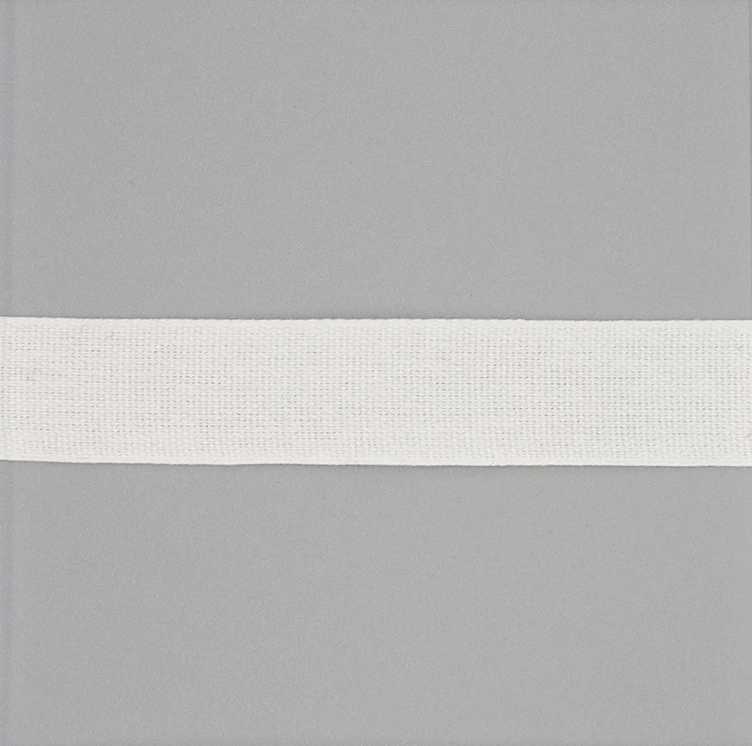 Plain Weave White Cotton Tape - Sold by the yard - $.35 yd.- $.55 yd.