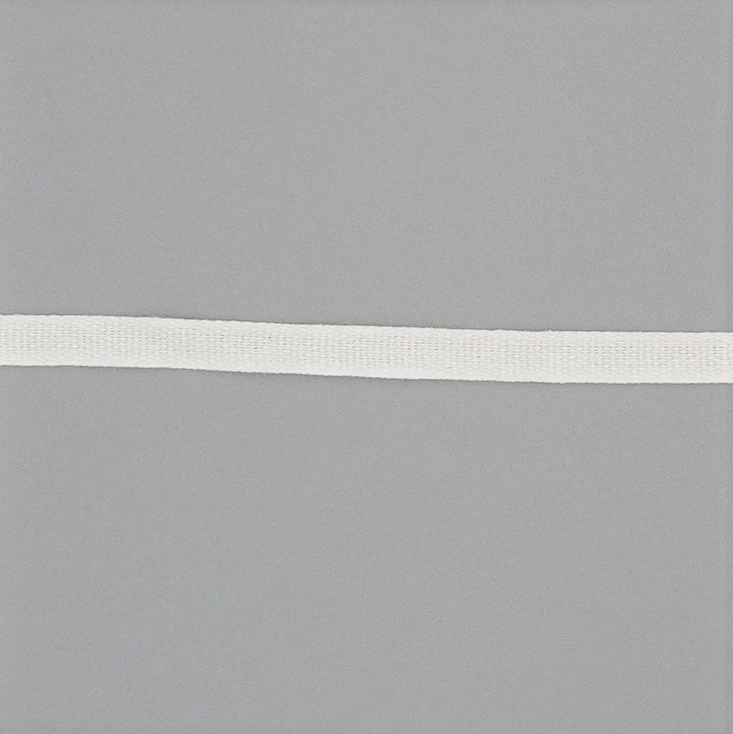 Plain Weave White Cotton Tape - Sold by the yard - $.35 yd.- $.55 yd.