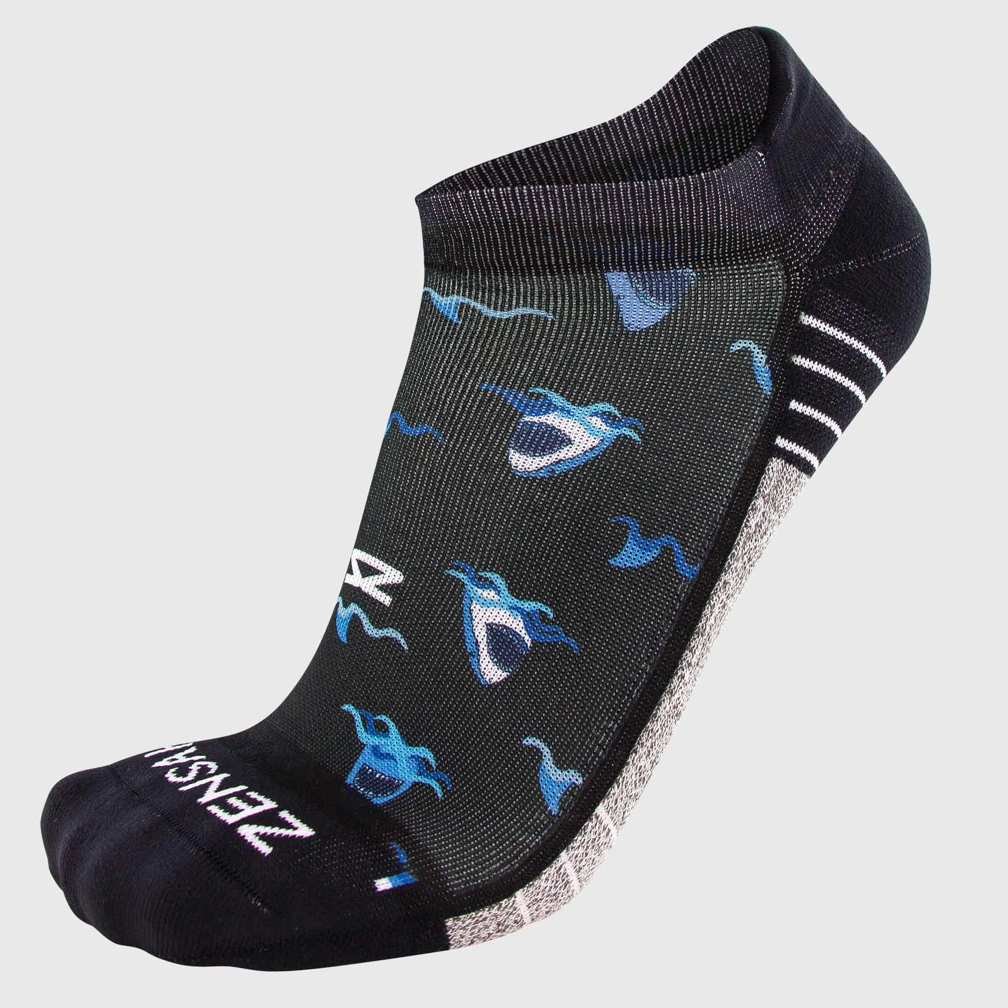 Shark Running Socks (No Show)