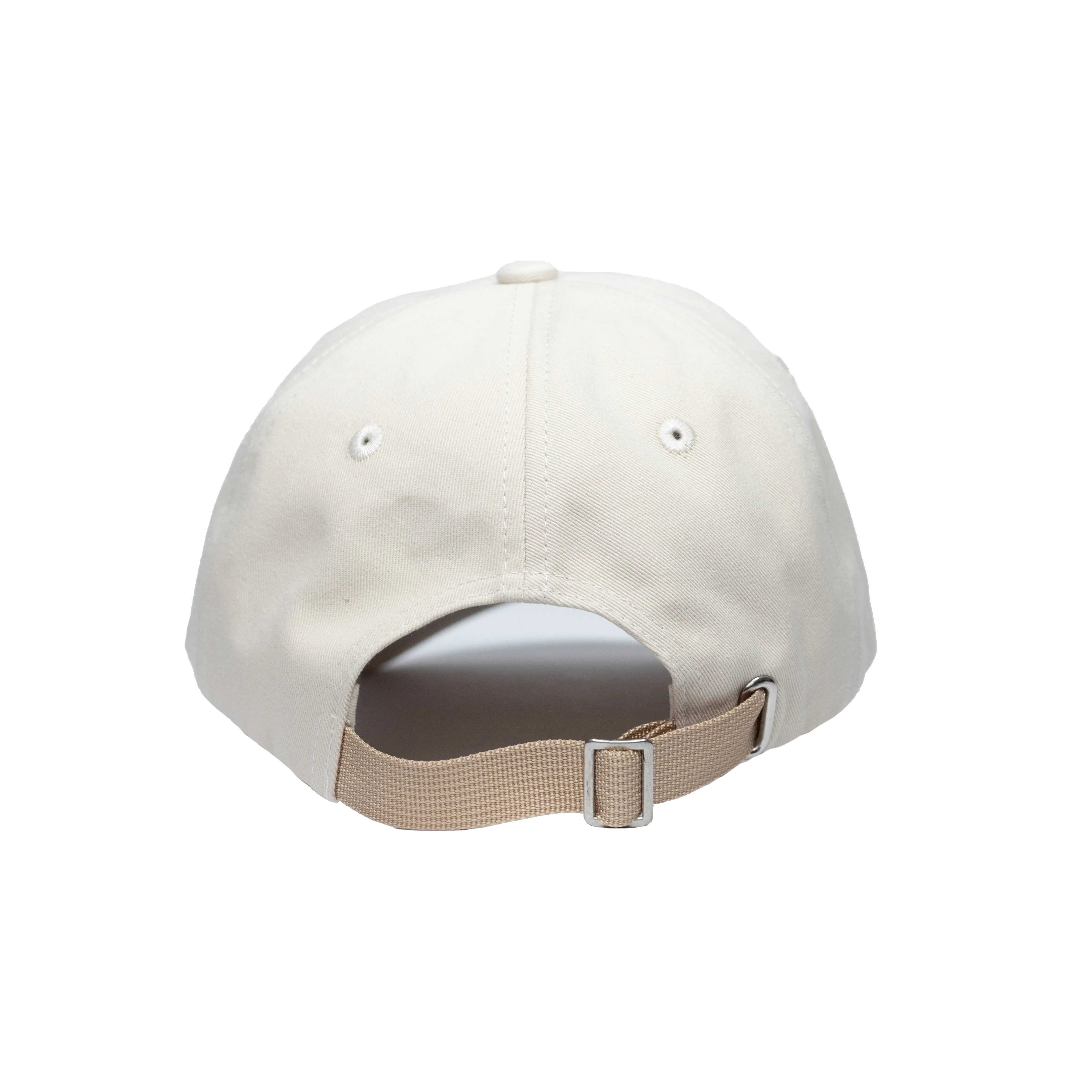 Signature Strap-Back Cap Sand / White