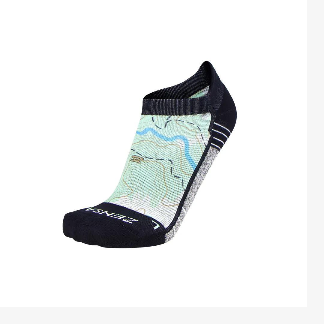 Topography Socks (No Show)