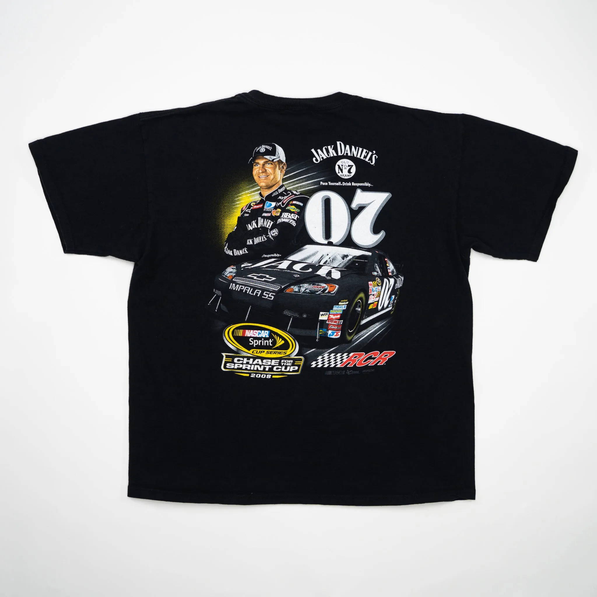 Vintage '08 Nascar x Jack Daniels #55 Racing Tee (L)
