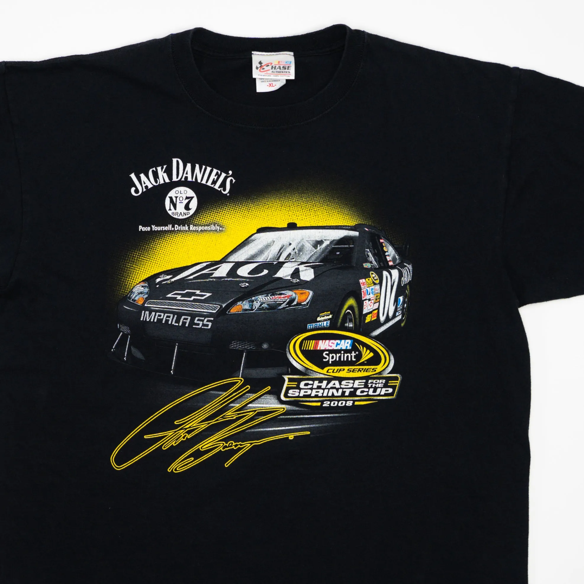 Vintage '08 Nascar x Jack Daniels #55 Racing Tee (L)