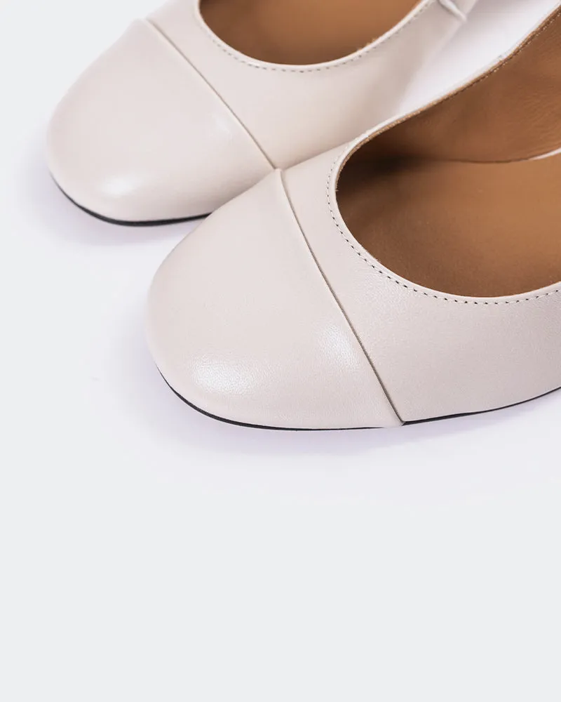 Zanotti Off White Leather